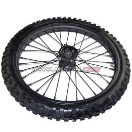 Rueda Delantera cross 19" con neumático