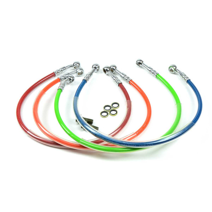 Durite de frein arrière 550mm couleurs