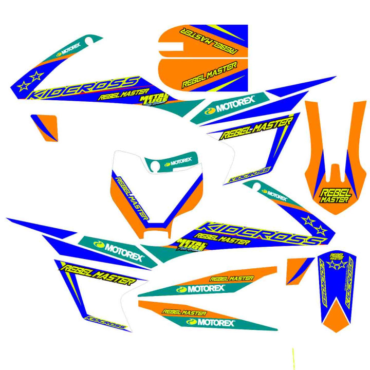 Adhesivos Rebel Master Kidcross 110