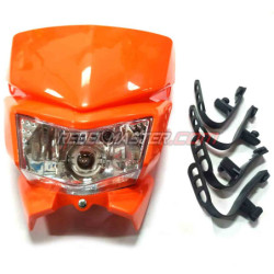 Luz frontal e máscara para Pit bike