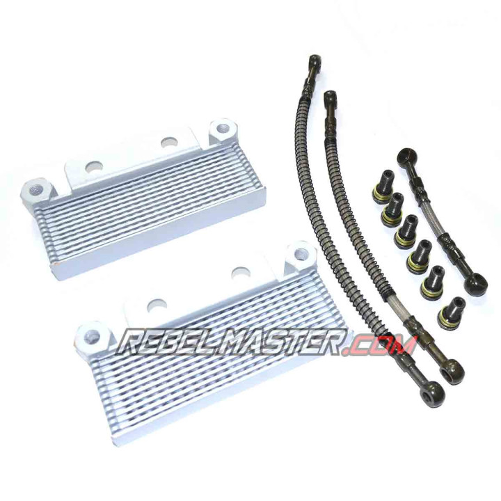 Radiateur double pour pit bike