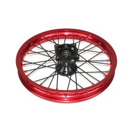 Jante avant 1.4x14 aluminium rouge