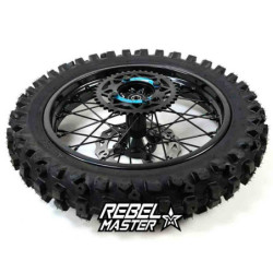 Rueda Trasera cross 14" completa