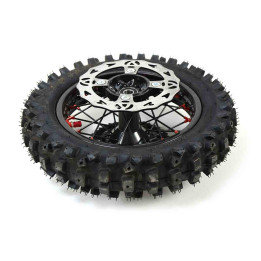 Roue arrière complète de motocross 10"