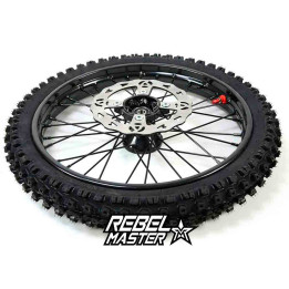Roue avant croisée complète de 17"