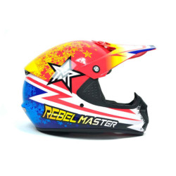 Capacete cross infantil Rebel master MX Rider